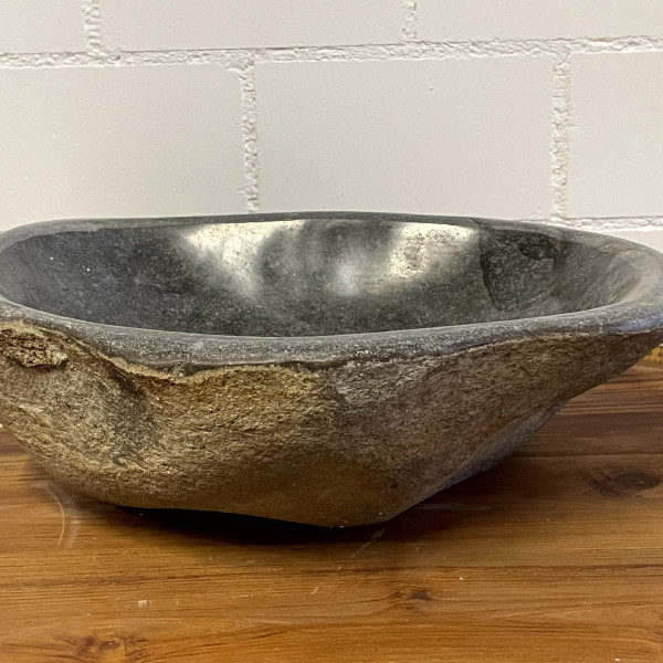 Flussstein Waschbecken A823 / 45x40